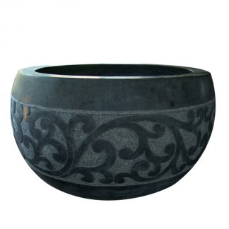 bowl-carving-terrazzo-pot-black-planter