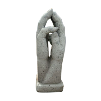 hand-statue-large-river-stone